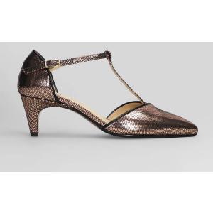 Decollete  in Pelle Rame