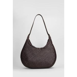 Tote Luna Mezza in Pelle Marrone