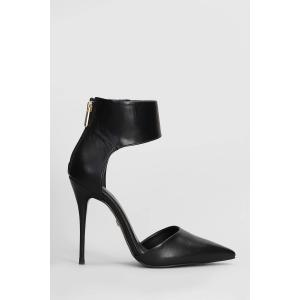 Decollete  in Pelle Nera