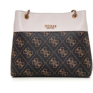 Guess Borsa a spalla  berta elite Marrone-beige Poliuretano Donna