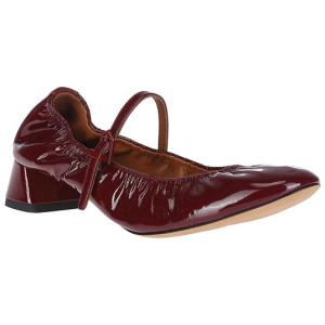 Ballerina Con Cinturino E Tacco Lanvin Rosso Taglia 36 Lanvin Taglia 36