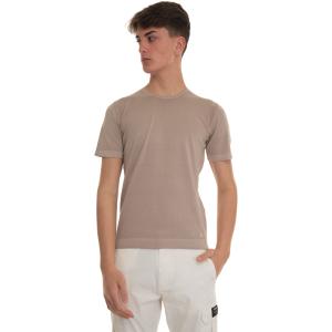 Peuterey T-shirt in maglina NIAS Beige Cotone Uomo