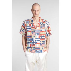 Camicia  in lino Multicolor