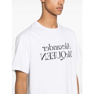 T-shirt Con Logo Alexander Mcqueen Nero Taglia XL Alexander Mcqueen Taglia XL