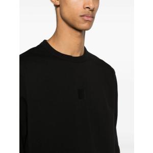 Felpa In Cotone Logata C.p. Company Nero Taglia M C.p. Company  Taglia M