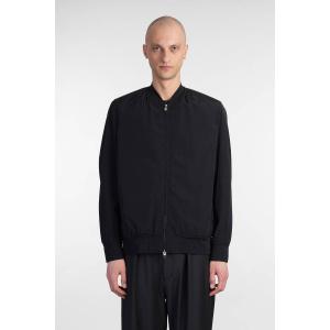 Giacca Bomber  in Nylon Nero