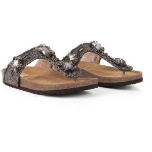 Sandali Infradito Maliparmi Metallico Taglia 37 Maliparmi Taglia 37