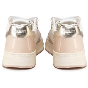 Sneakers In Pelle Senza Tempo Crime London Nude e Neutro Taglia 37 Crime London  Taglia 37