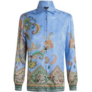 Camicia con stampa paisley