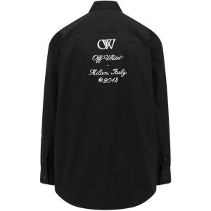 Camicia Oversize In Cotone Con Logo Off-white Nero Taglia S Off-white  Taglia S