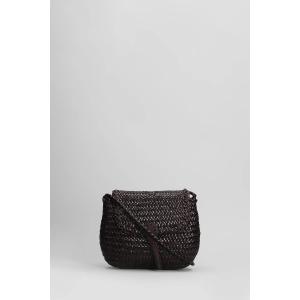 Borsa a spalla Mini City Bag in Pelle Marrone