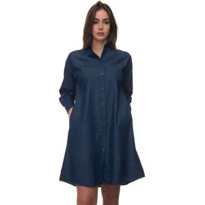 Fay Abito chemisier Denim scuro Cotone Donna