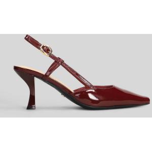 Decollete in Vernice Bordeaux