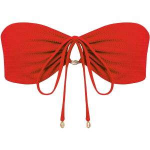 Bluebella Shala Top Bikini a Fascia Versatile Rosso