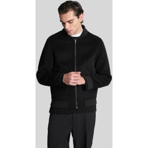 Giacca Bomber  in Lana Nera