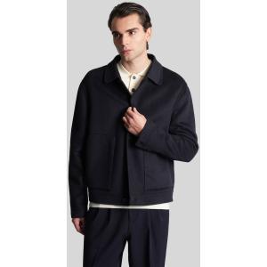 Giacca Casual Jacket double wool in Lana Blu