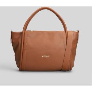 Borsa a spalla Lola S Sa in ecopelle Cuoio naturale