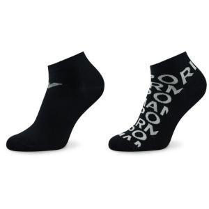 33-Set di 2 paia di calzini corti da uomo 302228 3R274 17020 Nero