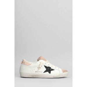 Sneakers Superstar in pelle e camoscio Bianco