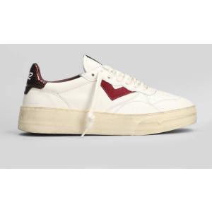 Sneakers Hyper in Pelle Bianca