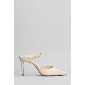 Slipper-Mule Laura Mule in Pelle Beige