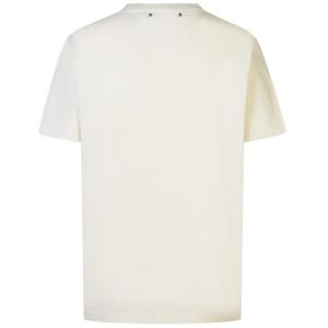 T-shirt In Cotone Bianco Viaggio Golden Goose Bianco Taglia L Golden Goose  Taglia L