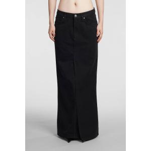 Gonna  in Cotone Nero