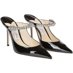 Sabot Bing 100 Con Cinturino Gioiello Jimmy Choo Nero Taglia 36 Jimmy Choo  Taglia 36