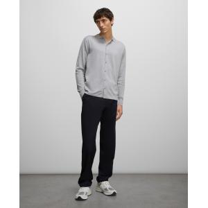 Aspesi Camicia In Maglia Di Cotone, Seta E Lino Uomo, Grigio