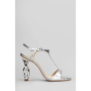 Sandali  in Pelle Argento