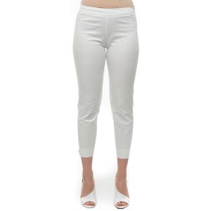 Maria Bellentani Pantalone in cotone Bianco Cotone Donna