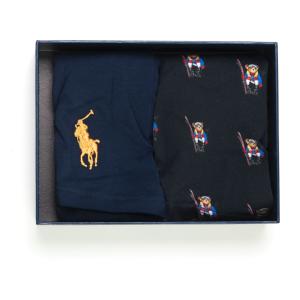 Ralph Lauren Set 2 boxer intimi Blu-nero Cotone Uomo