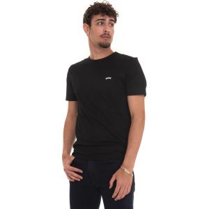 BOSS T-shirt manica corta girocollo Nero Cotone Uomo