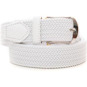 Canali Cintura in corda Bianco Pelle Uomo