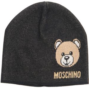 Moschino Cappello Nero Viscosa Donna