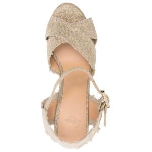 Sandali Bromelia Beige Bordo Sfrangiato Castaner Nude e Neutro Taglia 36 Castaner  Taglia 36