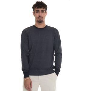 Fay Maglia girocollo Nero Lana Uomo