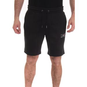 Tommy Hilfiger Bermuda Nero Cotone Uomo