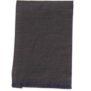 Canali Sciarpa Blu Lana Uomo