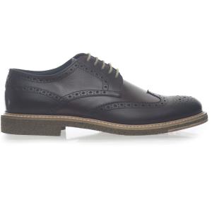 Angelo Nardelli Scarpa Derby stringata Testa di moro Pelle Uomo