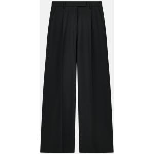 Boggi, Pantaloni In Pura Lana Travel, Donna, Nero, Taglia: M