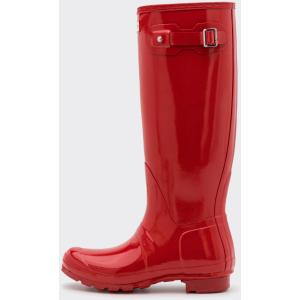 Hunter Tall Boots Womens Original Gloss Military Red