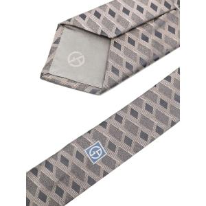 Tie Giorgio Armani Fantasia e Rigato Taglia UNICA