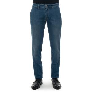 Luigi Borrelli Jeans Partenope Denim medio Cotone Uomo