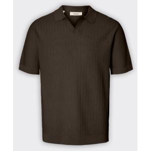 Selected Homme Polo Mattis Linen Blend Delicioso