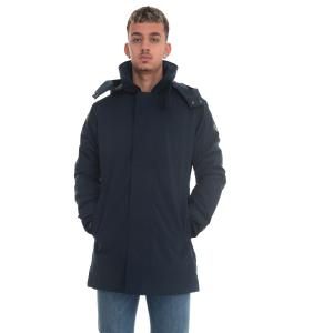 Save the Duck Giaccone con cappuccio Blu black Poliammide Uomo