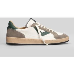 Sneakers Playnew in pelle e camoscio Bianco