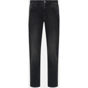 Boggi, Jeans In Denim Elasticizzato Antracite, Uomo, Carbone, Taglia: 33