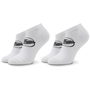 33-Set di 2 paia di calzini lunghi da uomo 306208 2F300 00010 Bianco