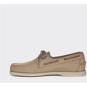 Sebago Scarpa Da Barca Docksides Portland Nubuck Beige Camel